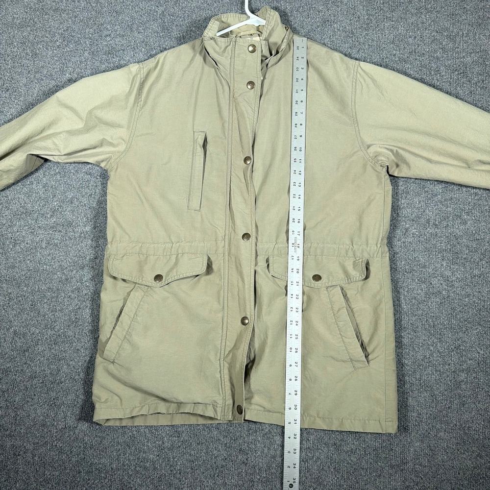Northern Reflections Field Jacket Mens Small Vintage Khaki Tan Hooded Utility - Picture 12 of 15